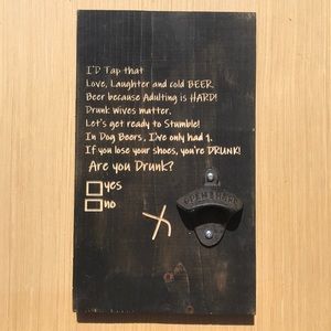Novelty bottle opener